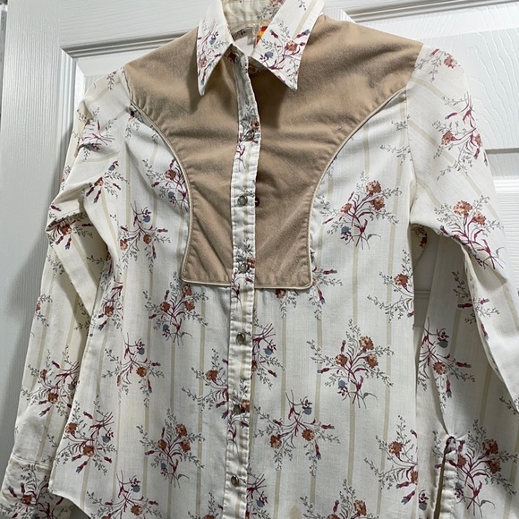 Vintage Tops - Vintage Western Shirt 💎Final Price💎